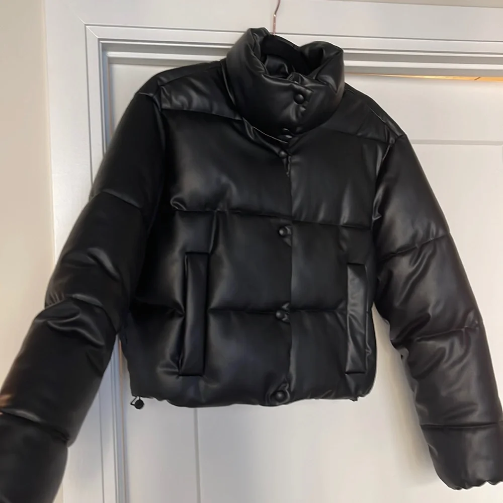 Zara | Jackets & Coats | Zara Faux Leather Puffer Jacket | Poshmark Zara | Jackets & Coats | Zara Faux Leather Puffer Jacket | Poshmark
